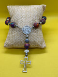 Red Malachite Five Decade Rosary