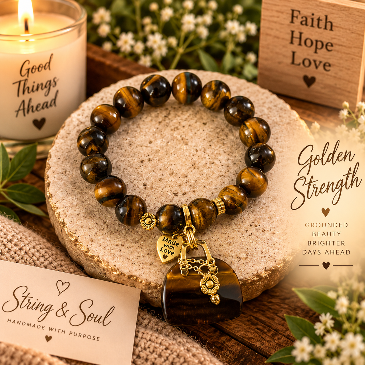 Golden Strength Bracelet