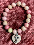 Pink Rhodonite Bracelet
