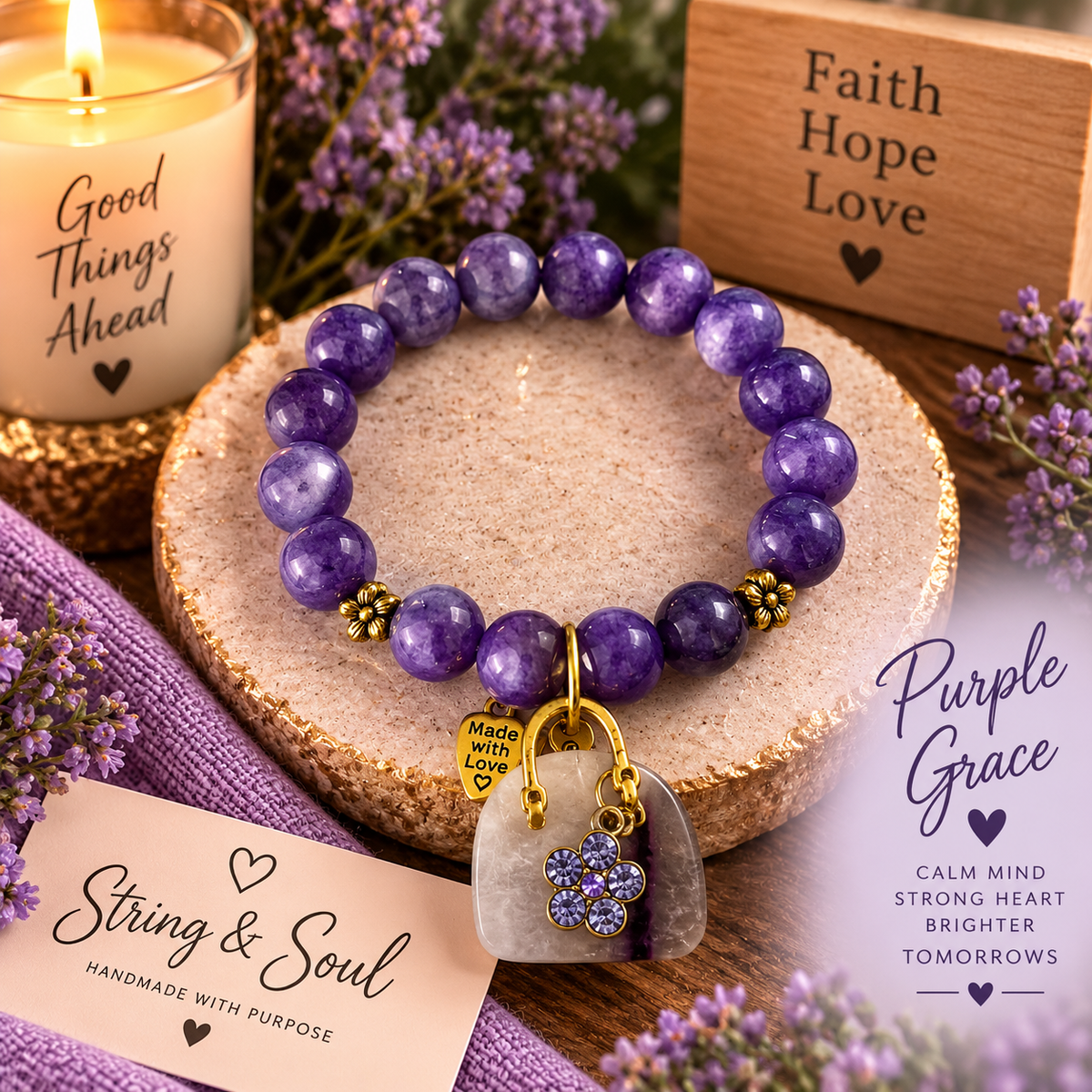 Lavender Grace Bracelet