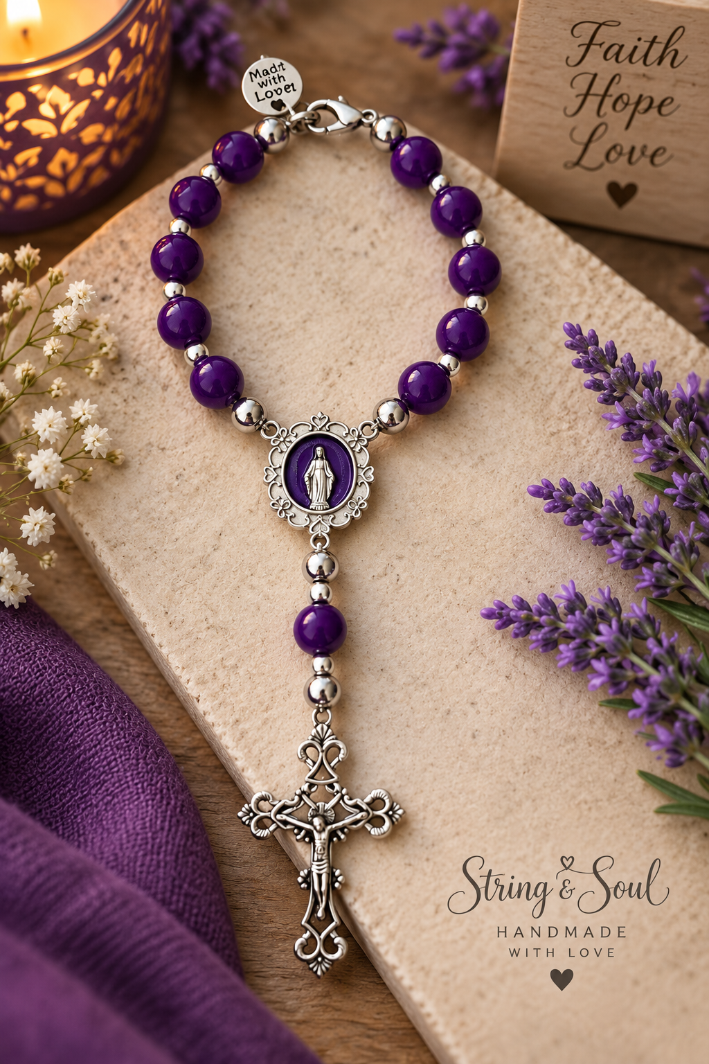 Purple Promise Rosary