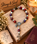 Colors of Grace – Red Malachite Rosary