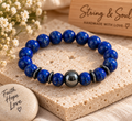 True North – Lapis Lazuli & Hematite Bracelet