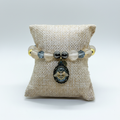 Citrine Quartz Bee Bracelet