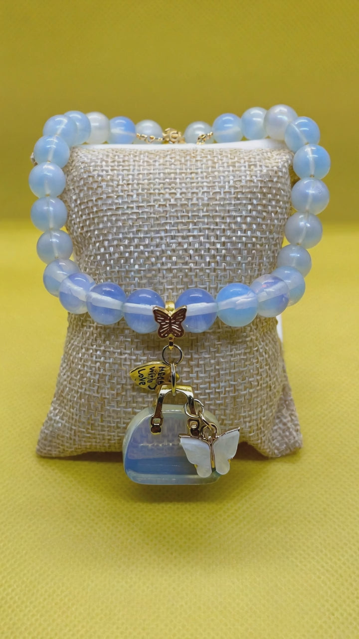 White Opal Bracelet