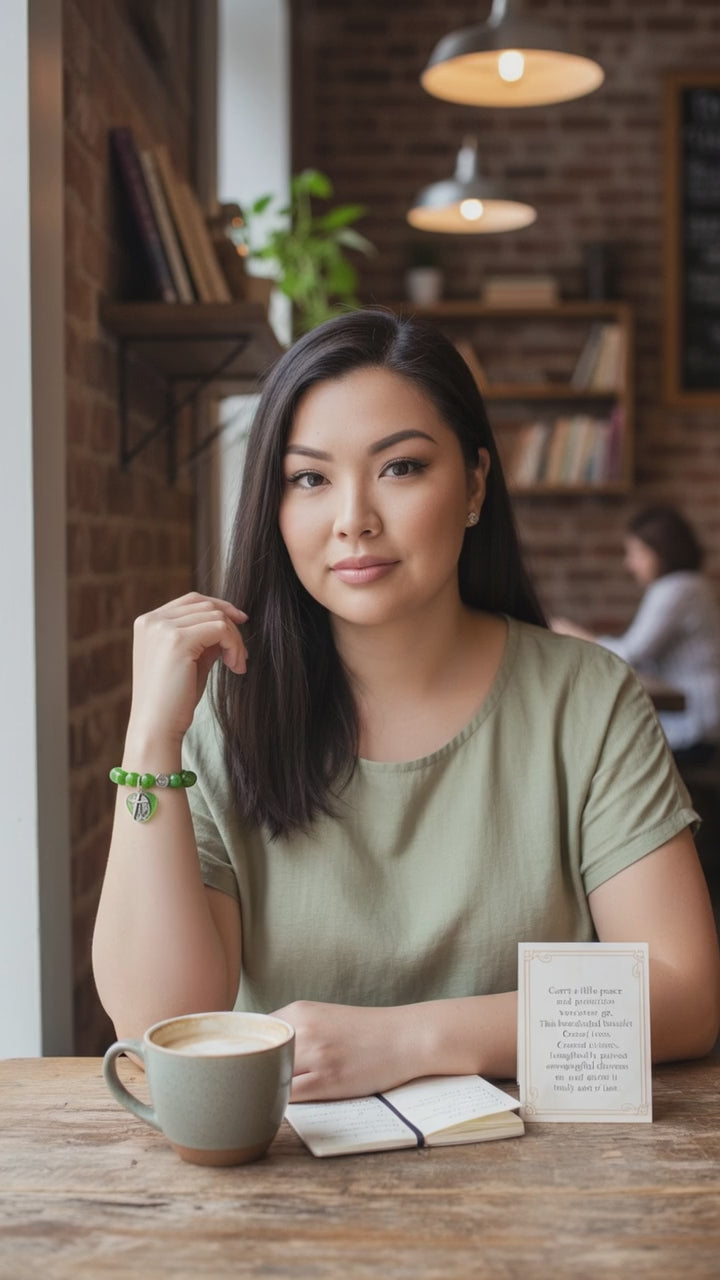 The Signature Bracelet-Green Peridot Birthstone Bracelet