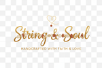 String & Soul Logo - Beads Through Name